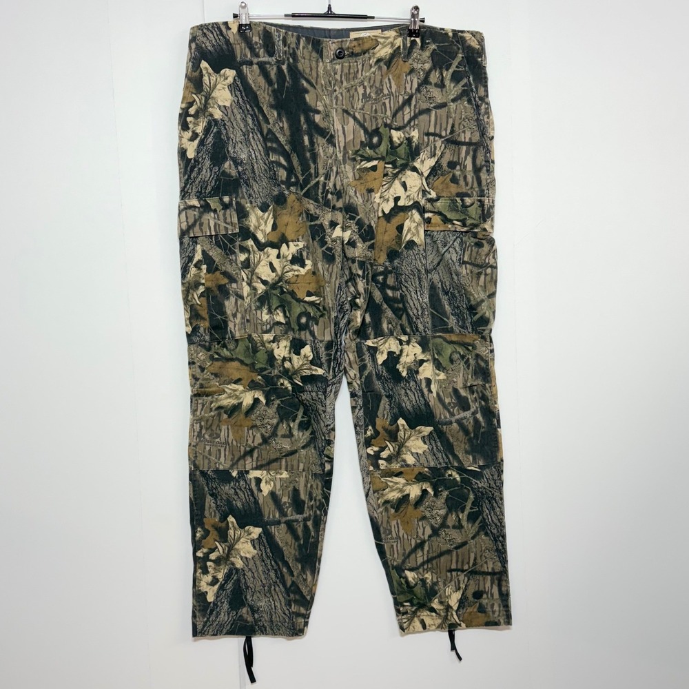RedHead Pants Men 2XL Long 44X34 Green Cargo Camo Mossy‎ Oak Break-Up Hunting